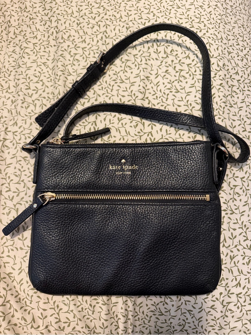 Kate Spade Black Leather Crossbody Bag